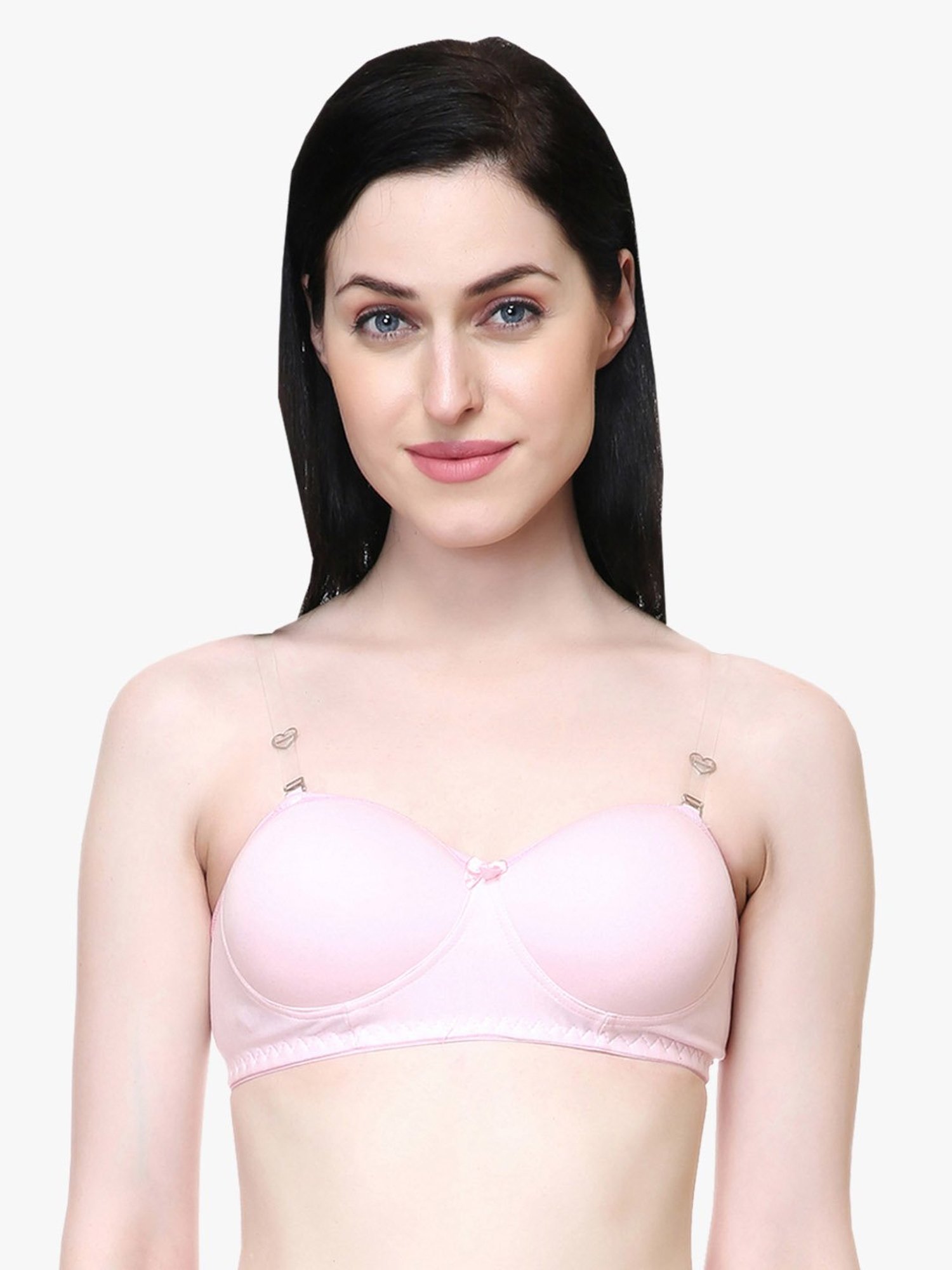 Lady Lyka Multicolor Non Wired Padded T-Shirt Bra (Pack Of 2)