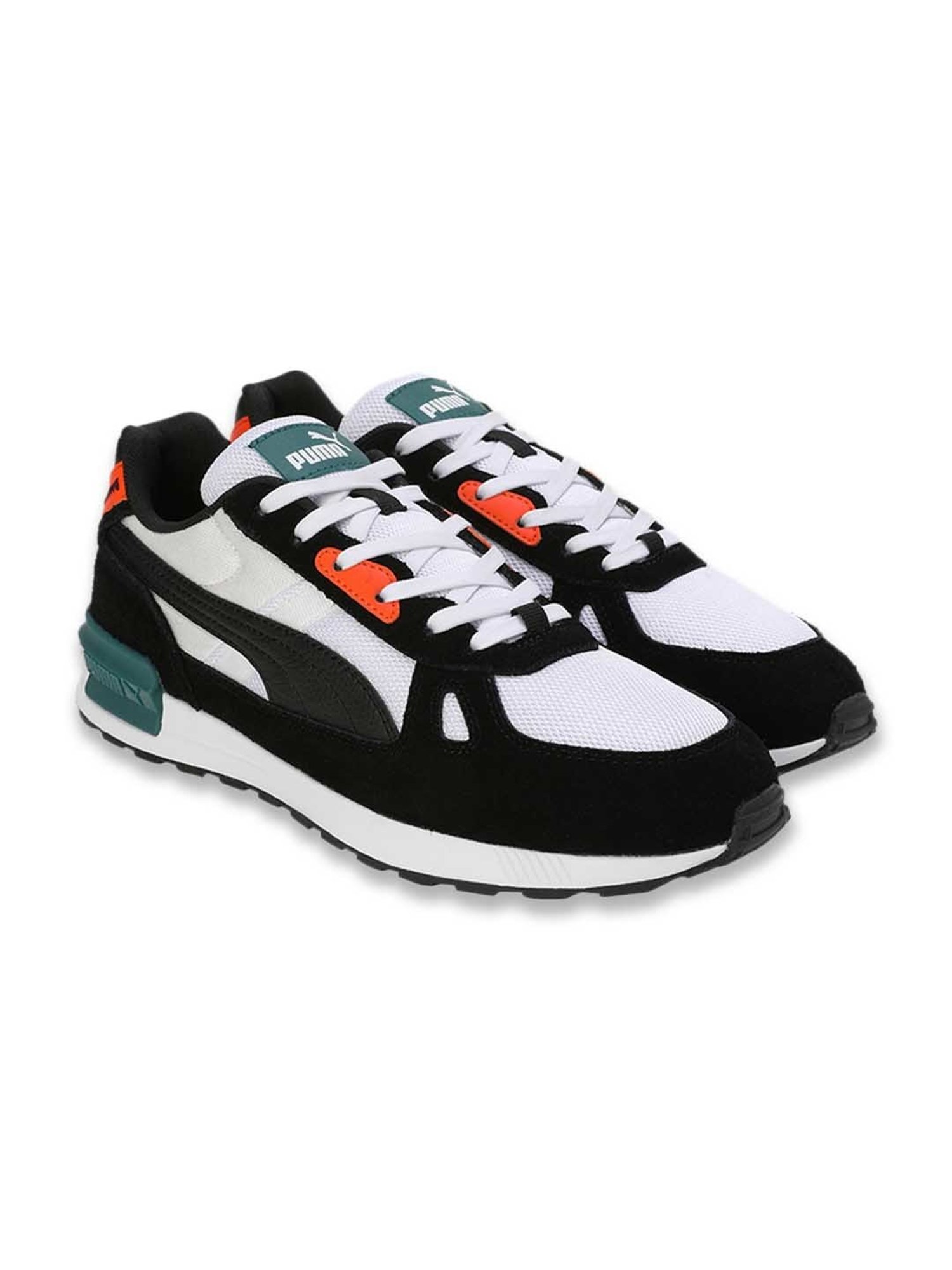 Puma Men's Graviton Pro White & Black Casual Sneakers