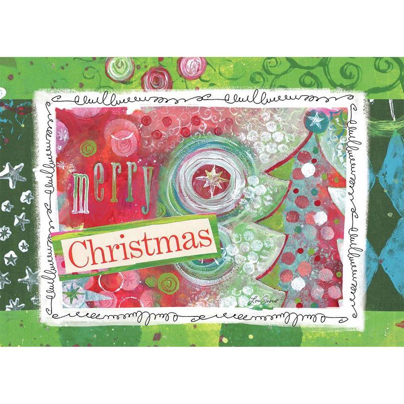 8ct Happy Christmas Pop-Up Boxed Cards