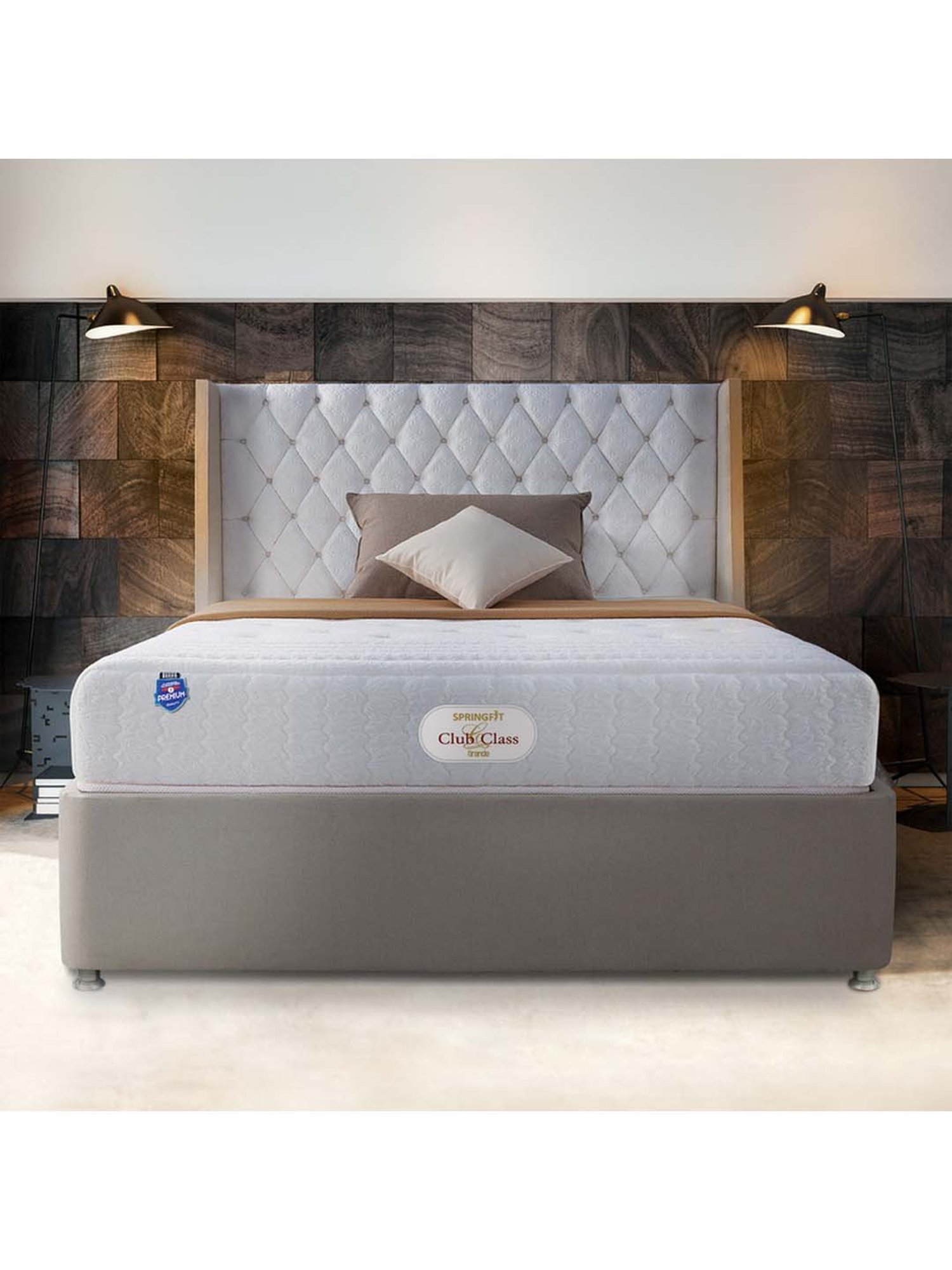 Springfit Club Class Grande Memory Foam Pocket Spring Bed Mattress 6 inches-Single Size(75x36x6)