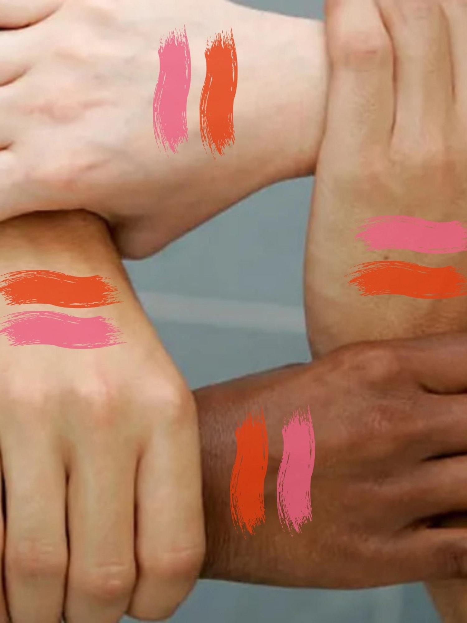 KINDED Liquid Lip Colour 01 Barbie Pink & 08 Sangria Orange Combo