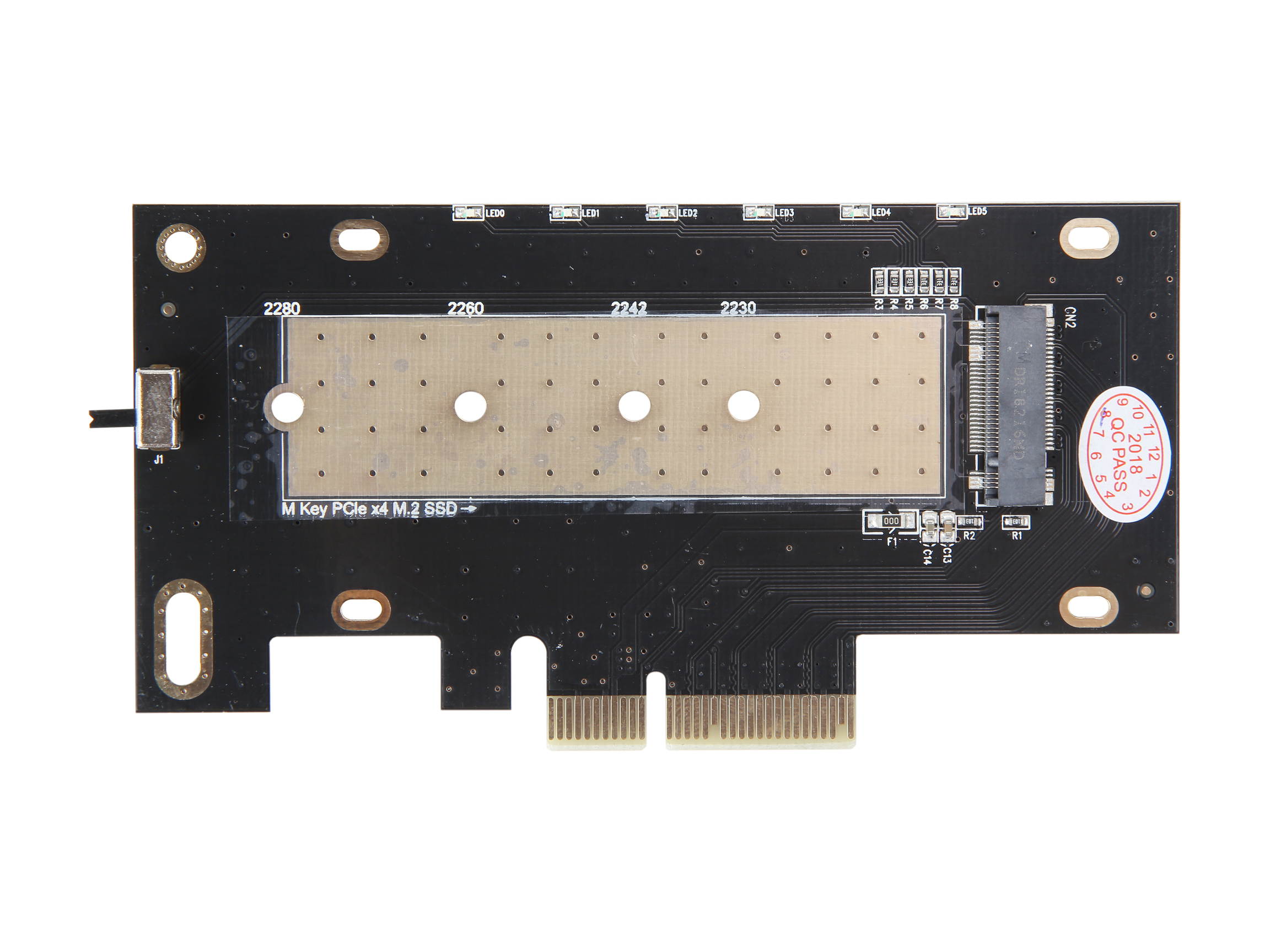 Silverstone ECM24 M.2 NVMe SSD to PCIe 3.0 x4 adapter with heatsink
