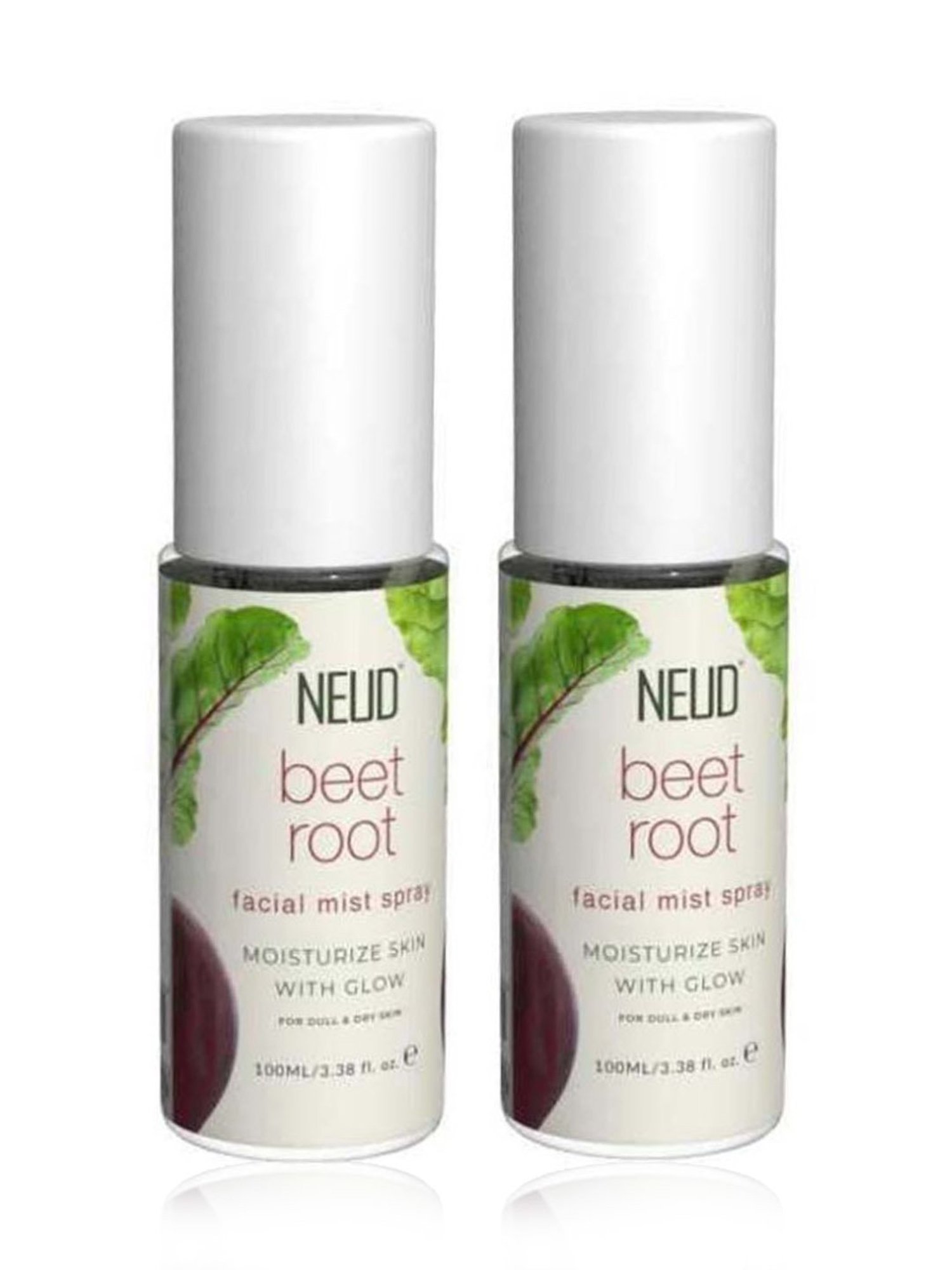 NEUD Beet Root Facial Mist Spray for Glowing & Moisturized Skin - 100 ml Each (Pack of 2)
