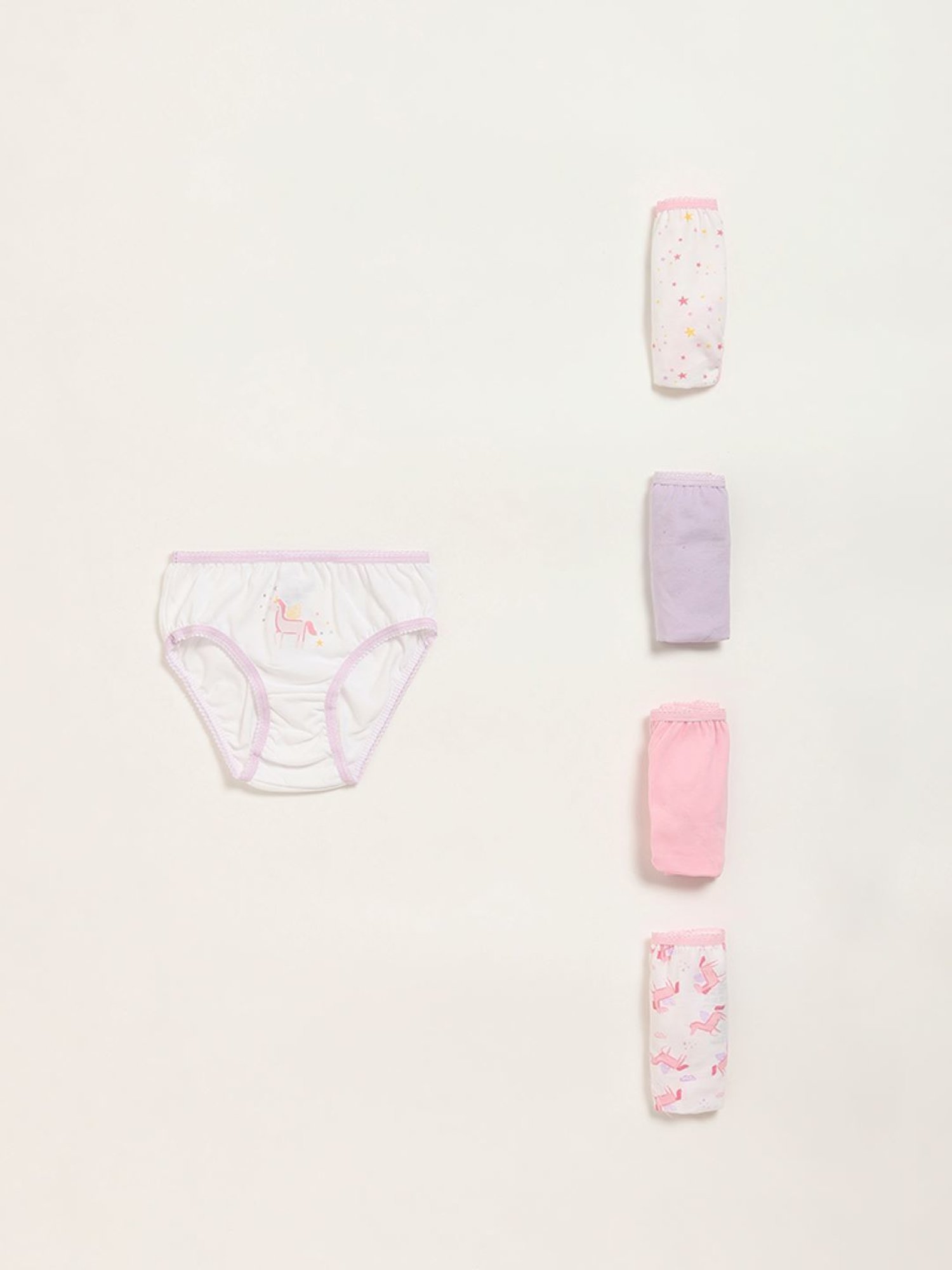 Y&F Kids by Westside Beige Printed Cotton Briefs - Pack of 5