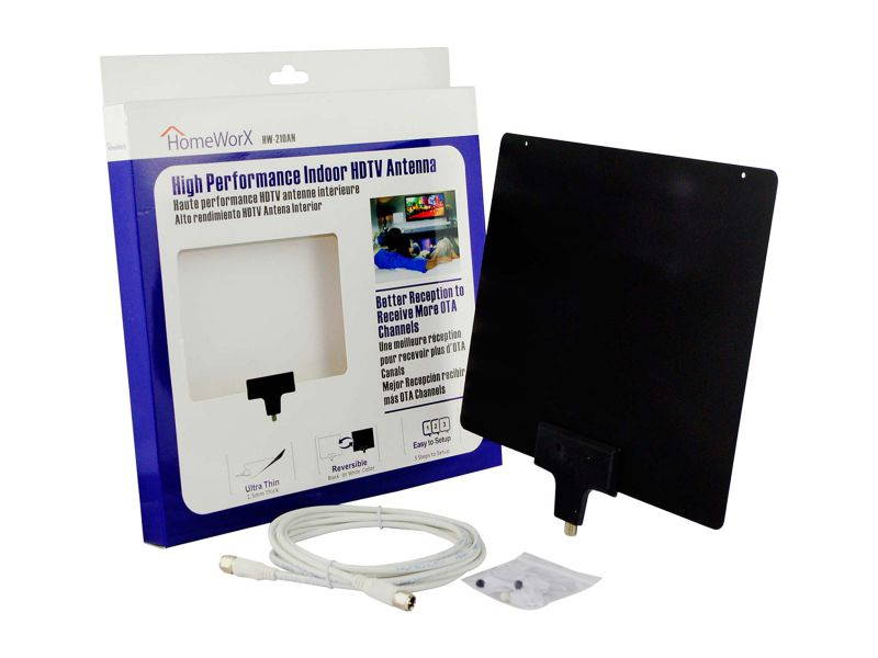 Mediasonic HomeWorX HW210AN Ultra Thin Indoor Digital HD TV antenna