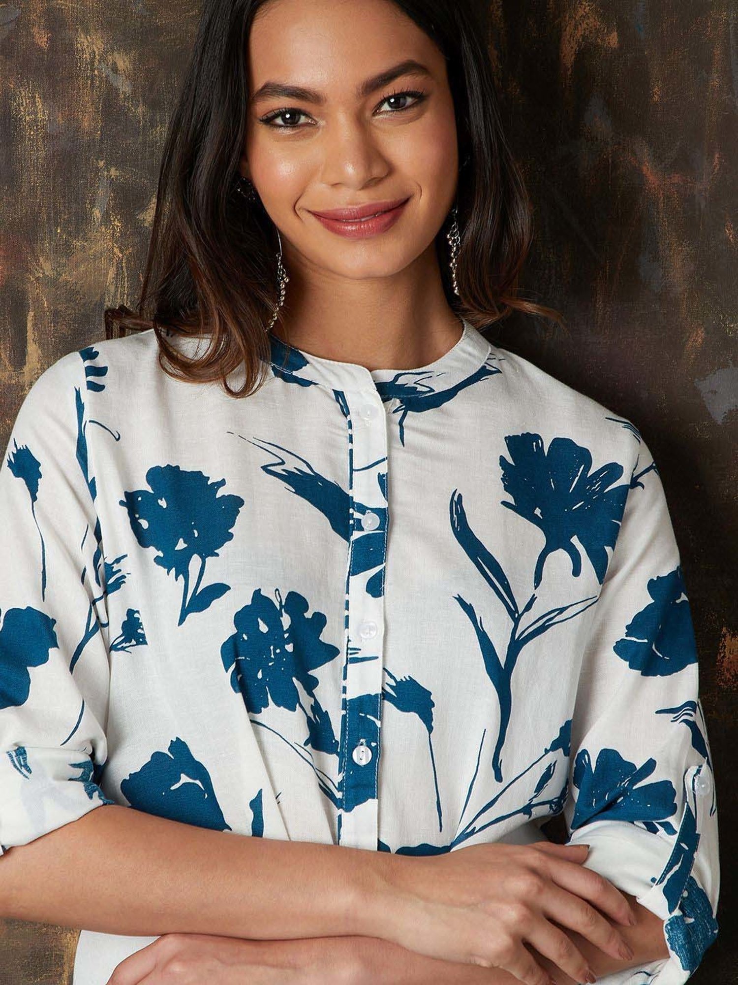 Melange by Lifestyle White Printed Tunic