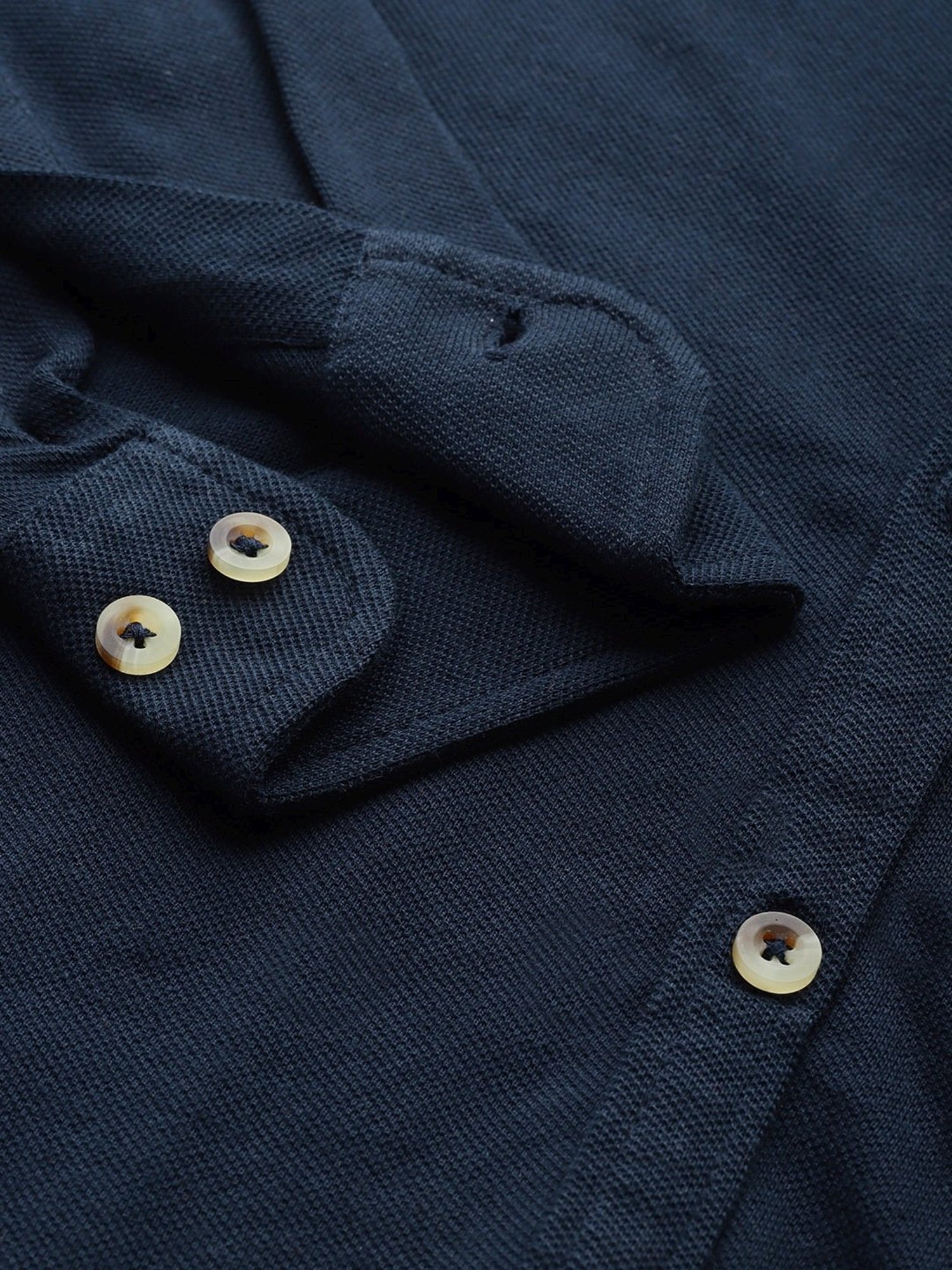 Manq Navy Slim Fit Shirt