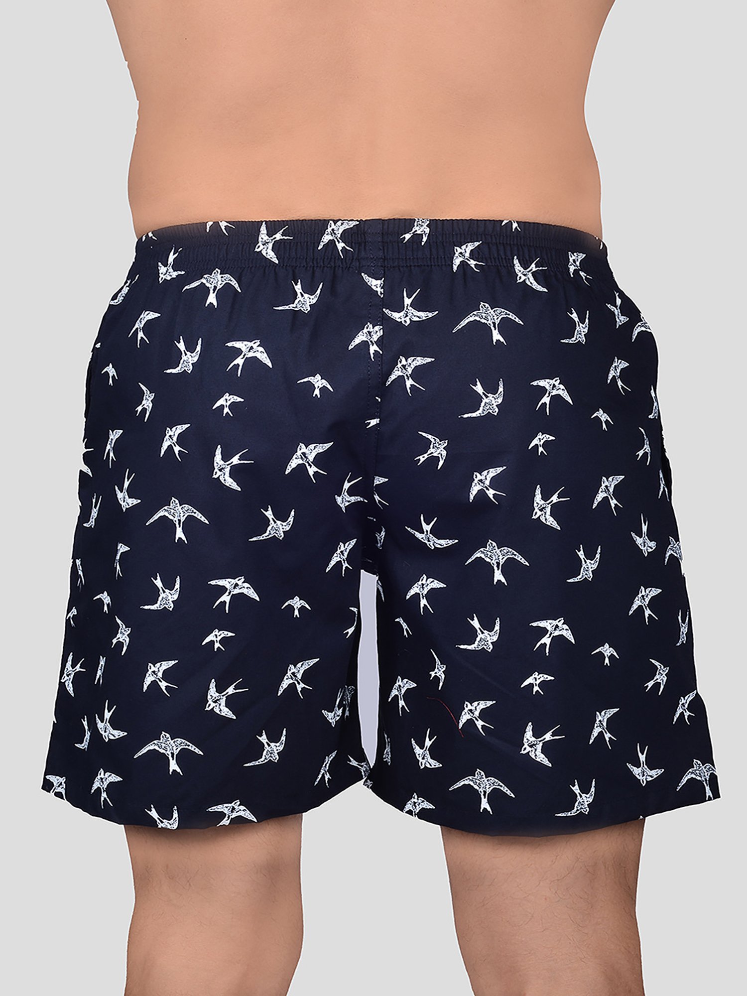 Frenchie Black Relaxed Fit Printed Boxers