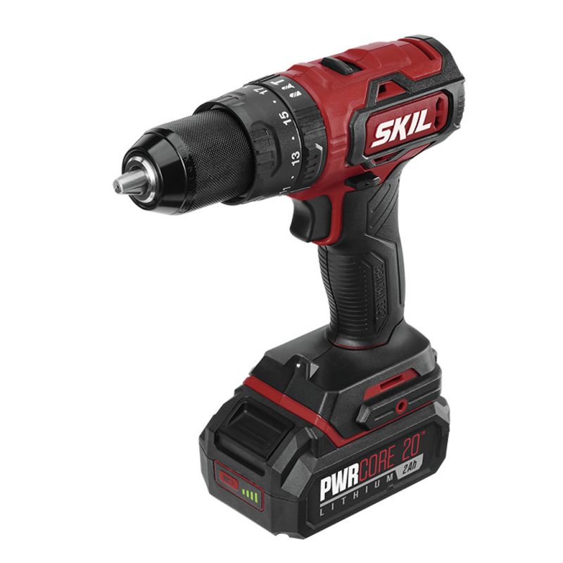 Skil HD529402 PWRCore 20 20V Brushless Lithium-Ion 1/2 in. Cordless Hammer Drill Kit (2 Ah)