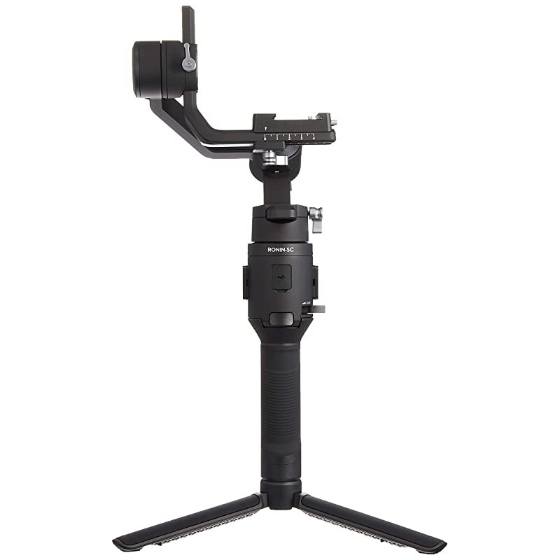 Ronin-SC - Camera Stabilizer, 3-Axis Handheld Gimbal for DSLR and Mirrorless Cameras, Up to 4.4lbs Payload, Sony, Panasonic Lumix, Nikon, Canon, Lightweight Design, Cinematic Filming, Black