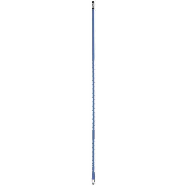 Everhardt TSM3-BL 3 ft. Superflex 3 by 4 Wave CB Antenna with Weather Trap - Blue