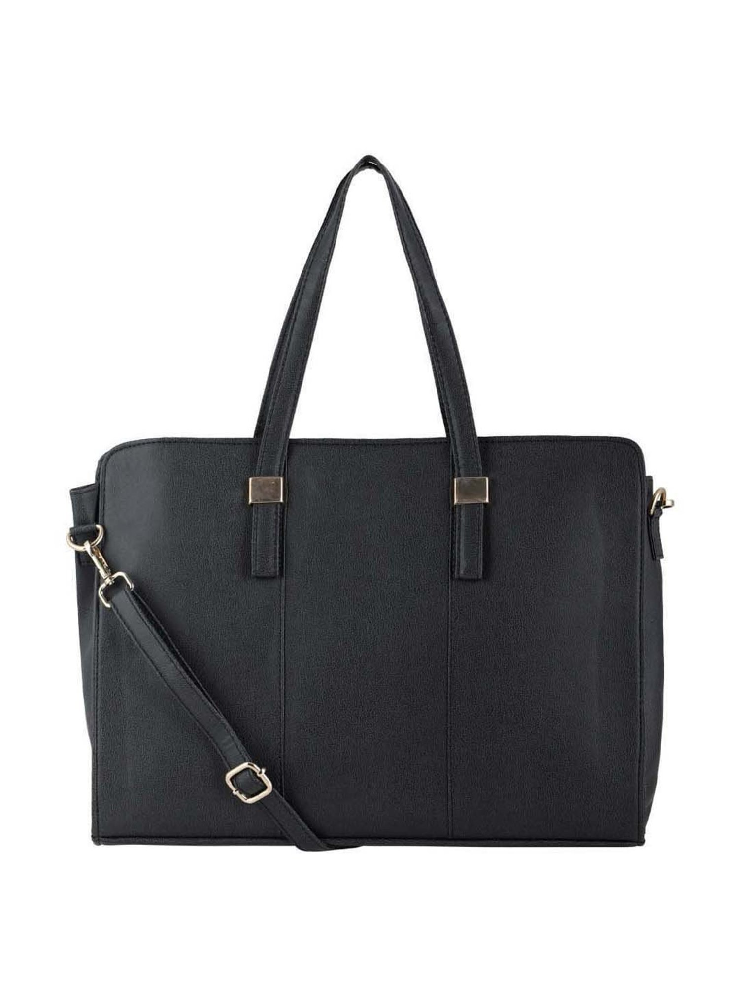 Toteteca Black Medium Messenger Bag