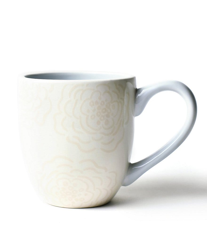Coton Colors Ecru Floral Bridesmaid Mug