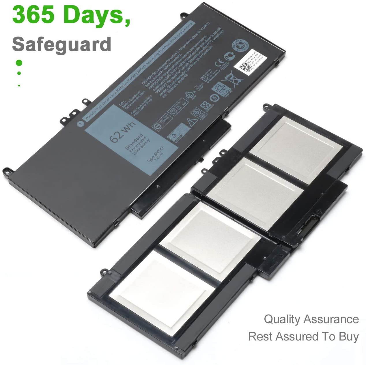 New DELL 6MT4T Laptop Battery for Dell Latitude E5470 E5570 14 5470 E5470 15 5570 E5570 15.6 inch Precision 3510 Series Notebook, 7V69Y 0HK6DV 079VRK TXF9M 79VRK 07V69Y.