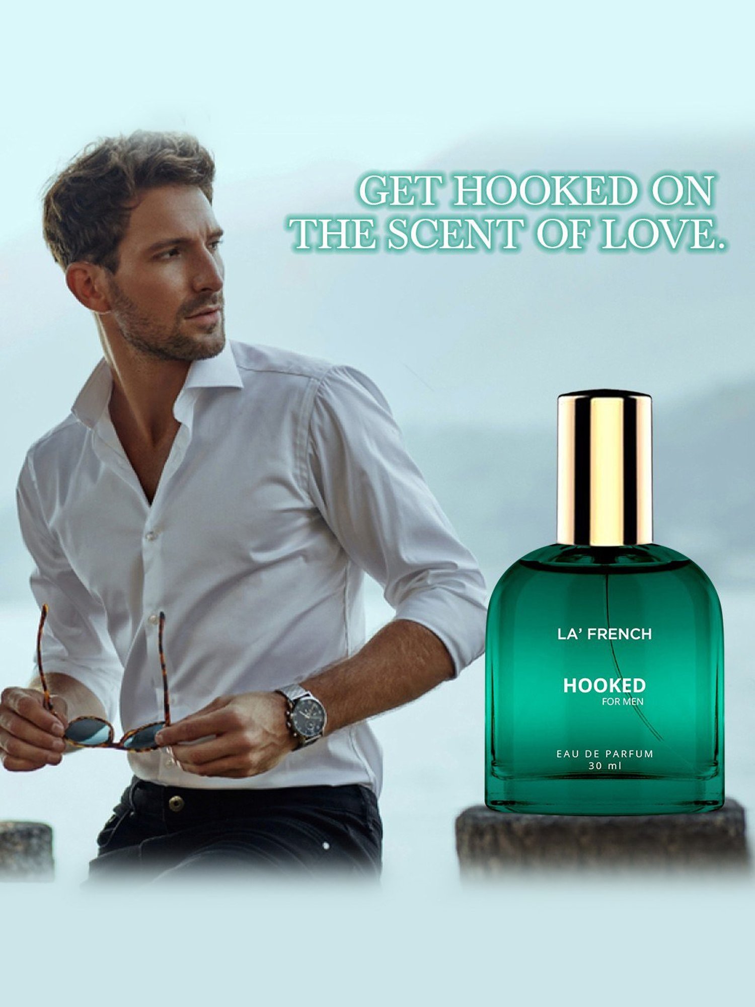 La'french Hooked Eau de Parfum for Men - 30 ml
