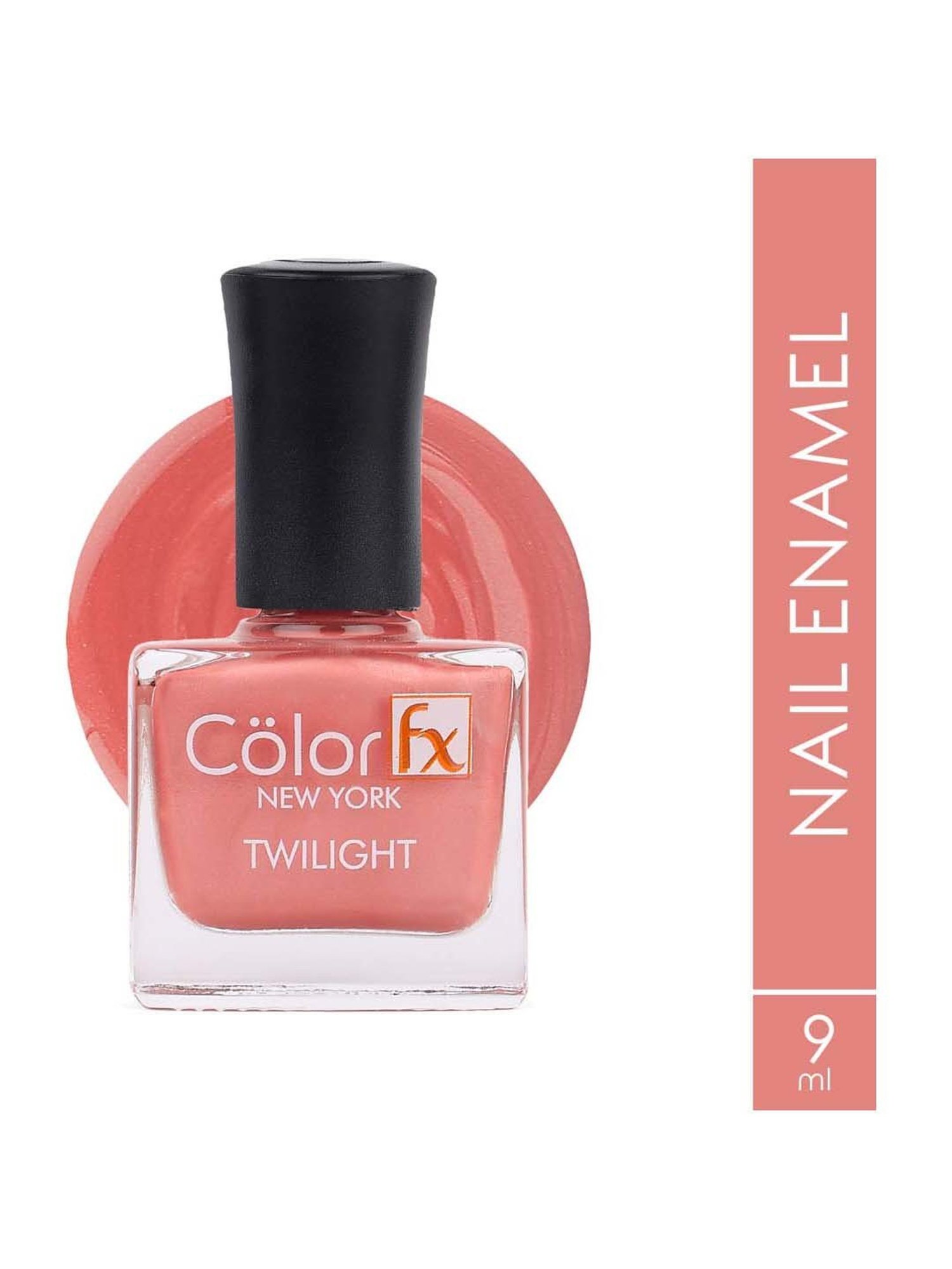 Color Fx Mettalic Matt, Nail Enamel, Peach - 9 ml