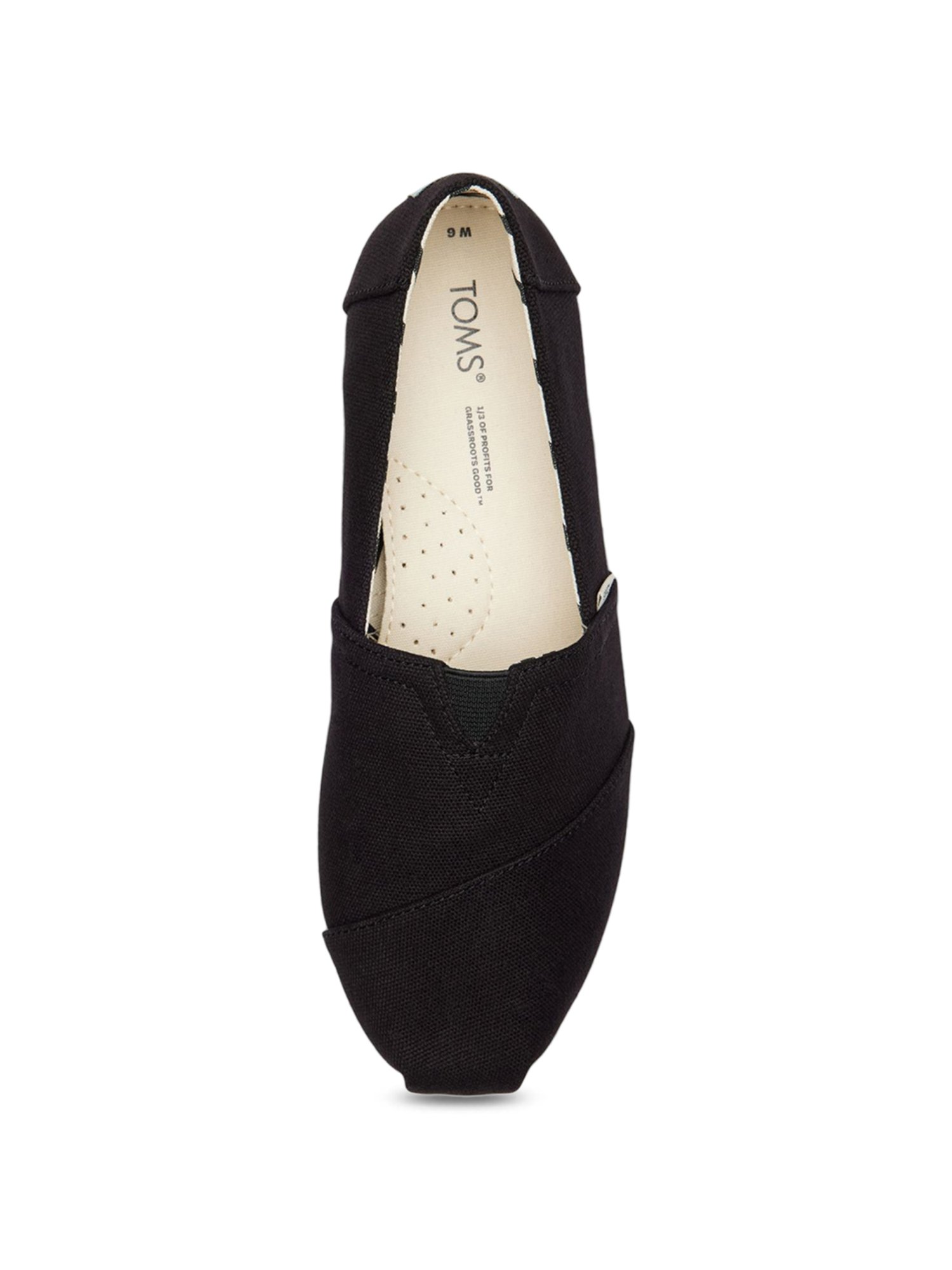 TOMS Women's Alpargata Black Shoes