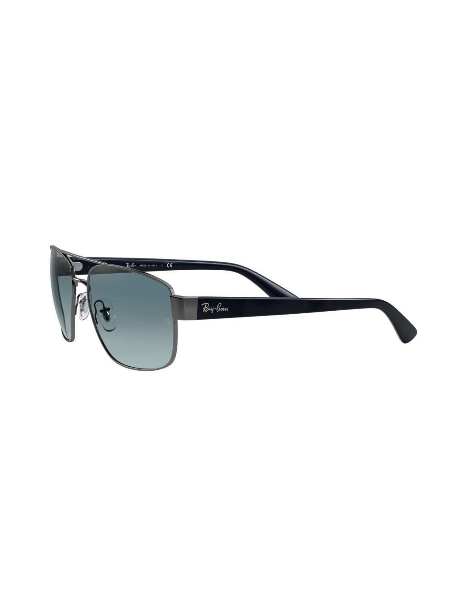 RAY-BAN Men Gradient Blue Lens Irregular Sunglasses - 0RB3663004/3M60