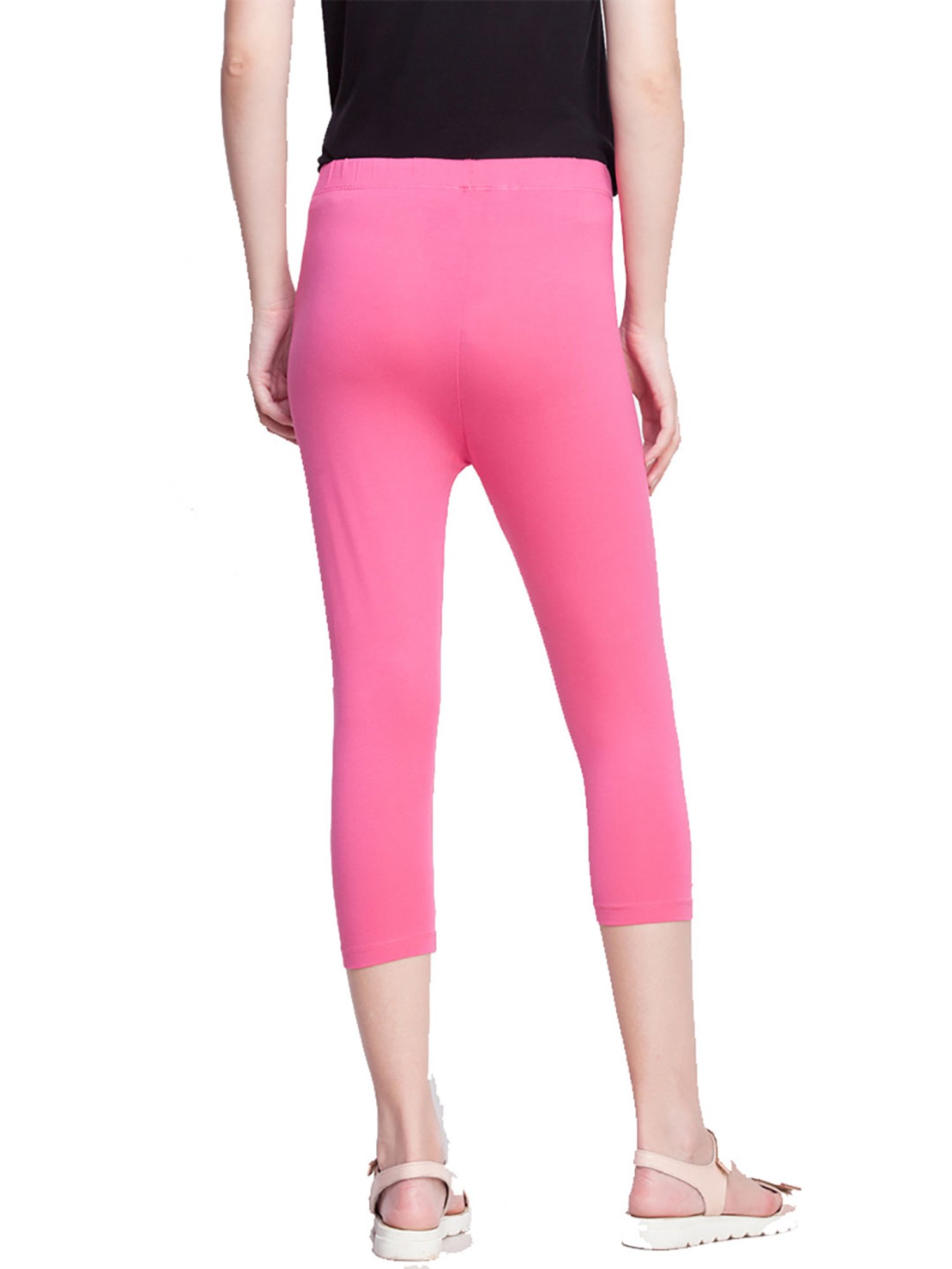 Dollar Missy Multicolor Cotton Capris (Pack  of 3)