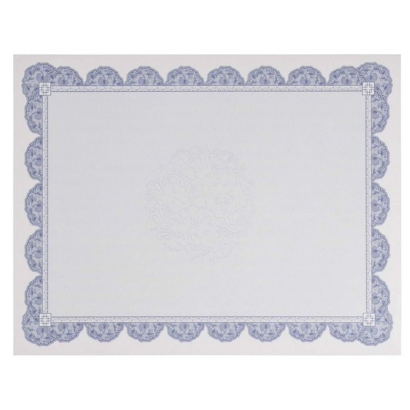 Geographics Certificate/Document Cover 12 1/2 x 9 3/4 Metallic Gray 6/Pack 47400