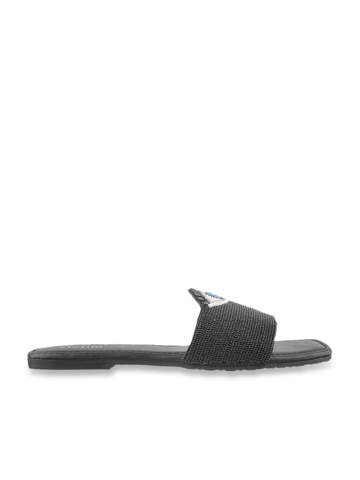 Metro Women's Black Casual Sandals