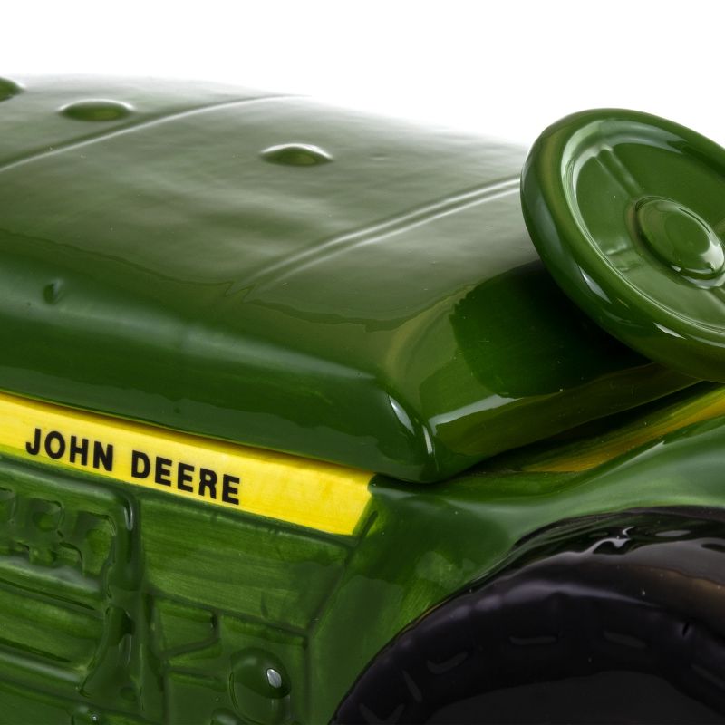 John Deere 10.5 Inch Stoneware Tractor Cookie Jar