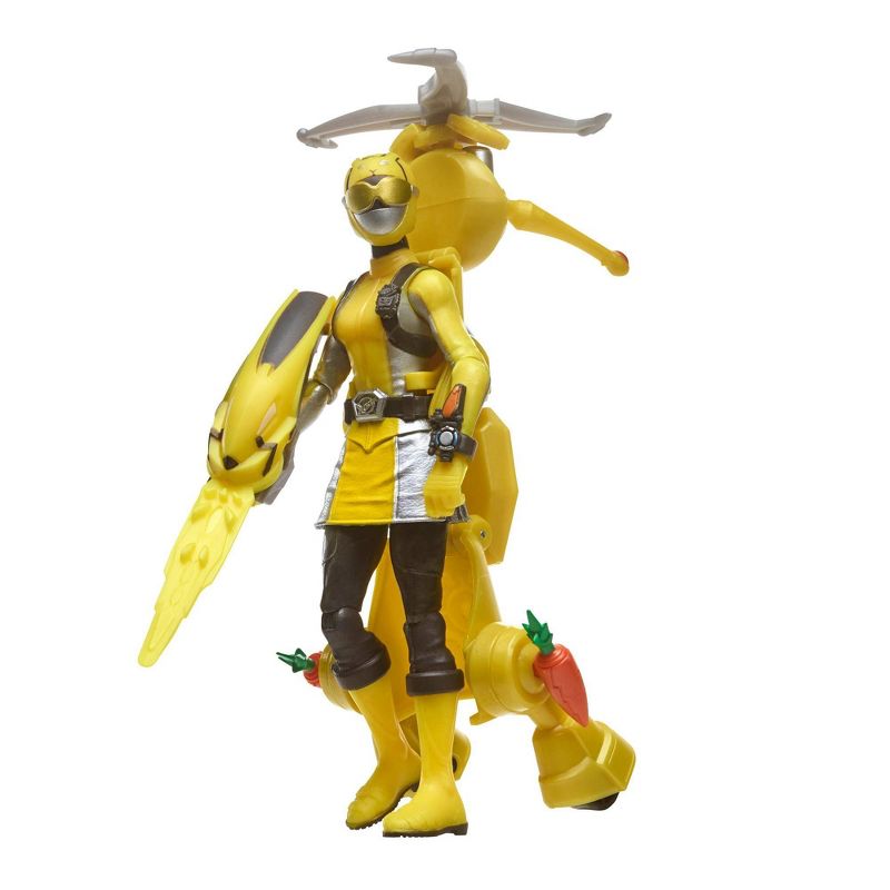 Power Rangers Beast Morphers Yellow Ranger and Morphin Jax Beastbot
