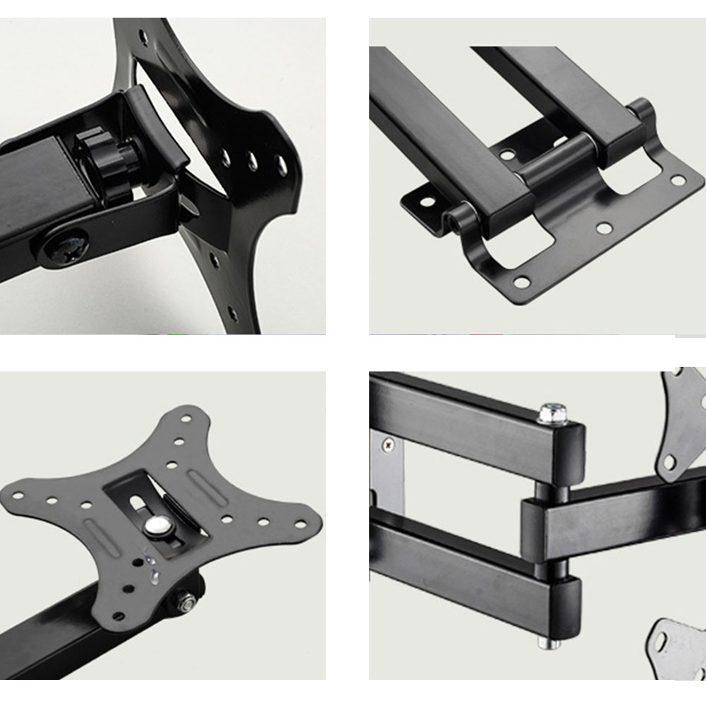 TV Bracket for 14"-37" inch Living Room Bedroom Wall Mount Universal Adjustable Angle