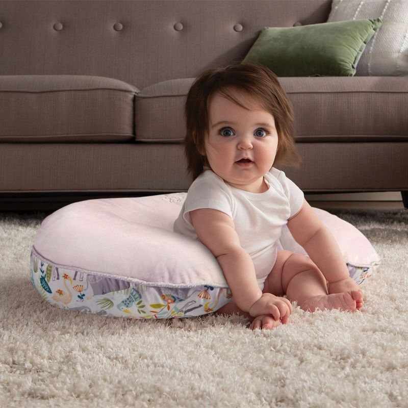 Boppy Original Nursing Pillow Cover - Gray Gold Giraffes