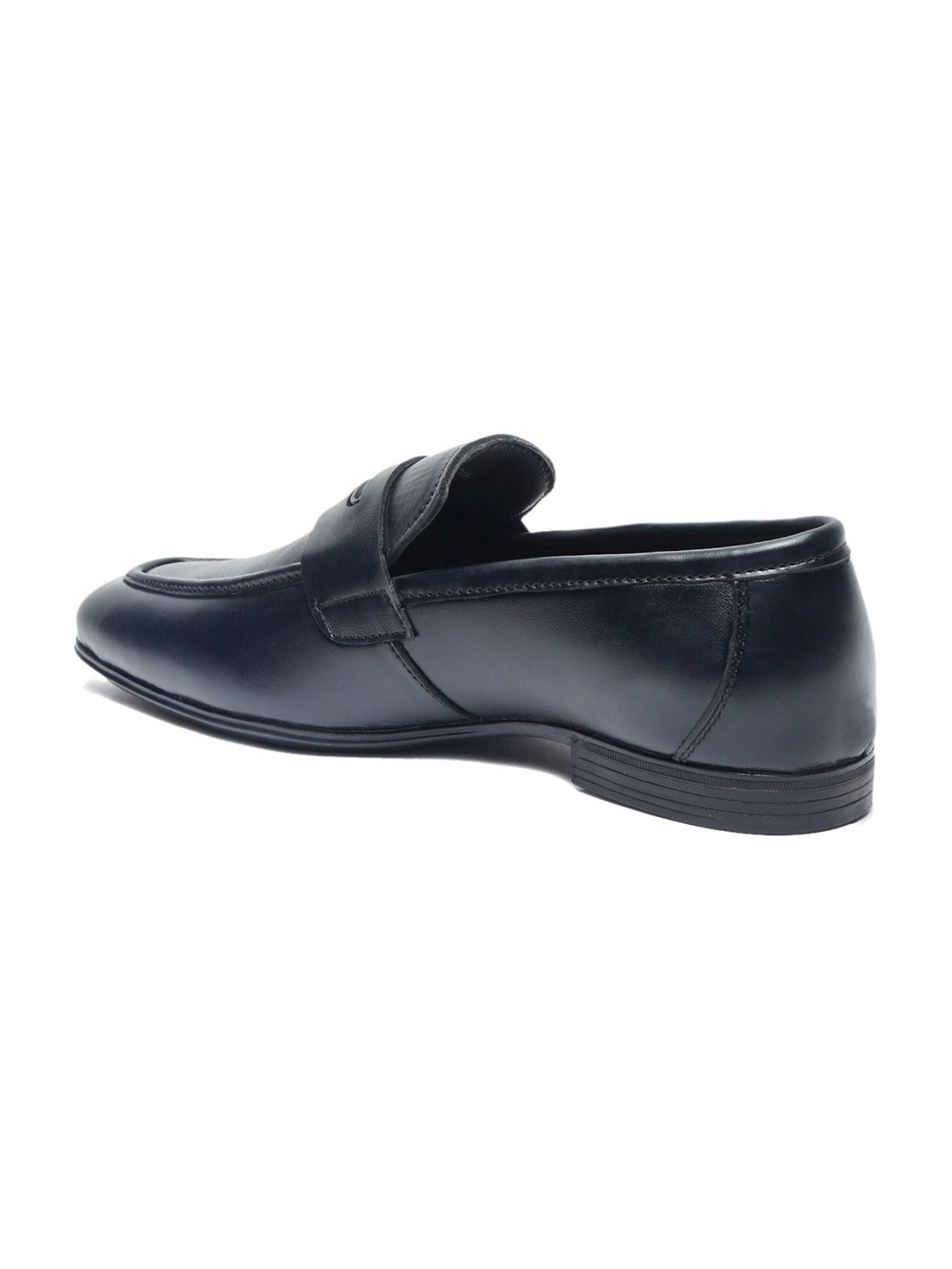 Teakwood Leathers Men's Black Formal Loafers