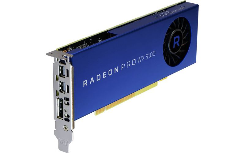 AMD Radeon Pro WX 3100 Graphic Card - 4 GB GDDR5 - 1.22 GHz Core - 128 bit Bus Width - DisplayPort