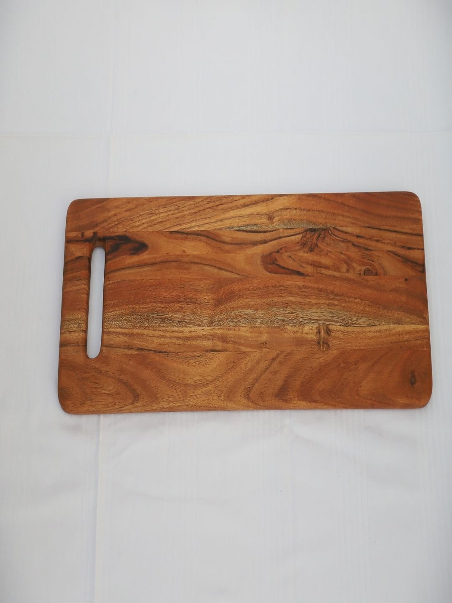 ICRAFT Mauryan Brown Acacia Wood Chopping Board - Set of 1