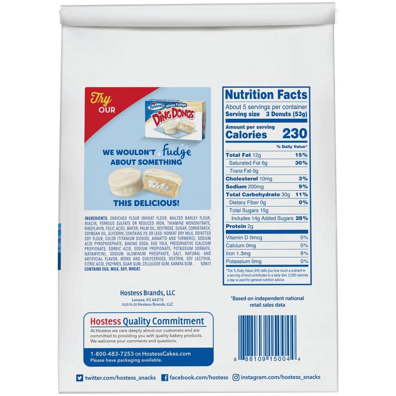 Hostess Donettes Powdered Mini Donuts - 10oz