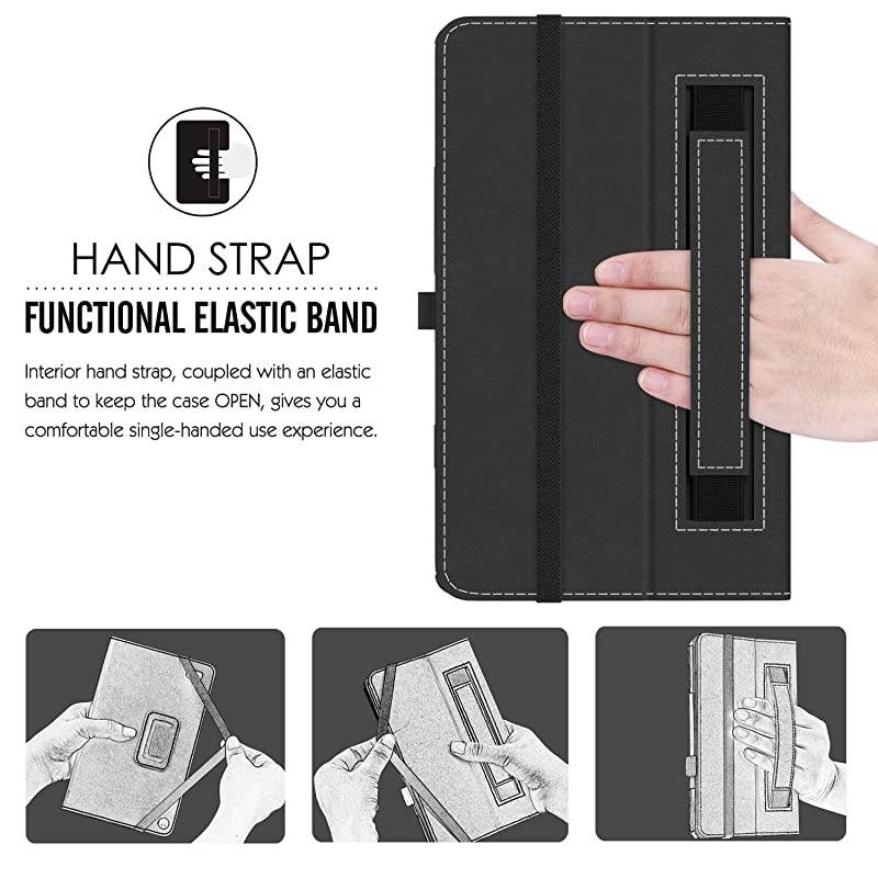 Case for AllNew  Fire HD 10 Tablet 7th Generation and 9th Generation 2017 and 2019 Release Slim Folding Stand Cover with Auto WakeSleep for 101 Inch Tablet Black