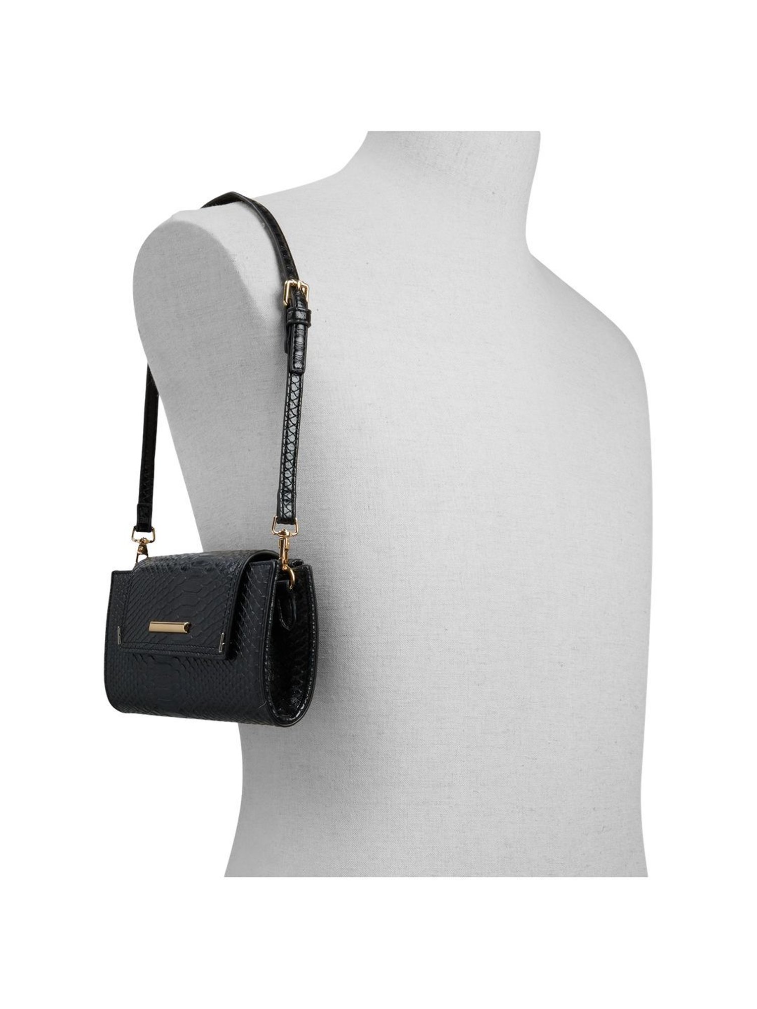 Call It Spring Black Textured Wallet For Women