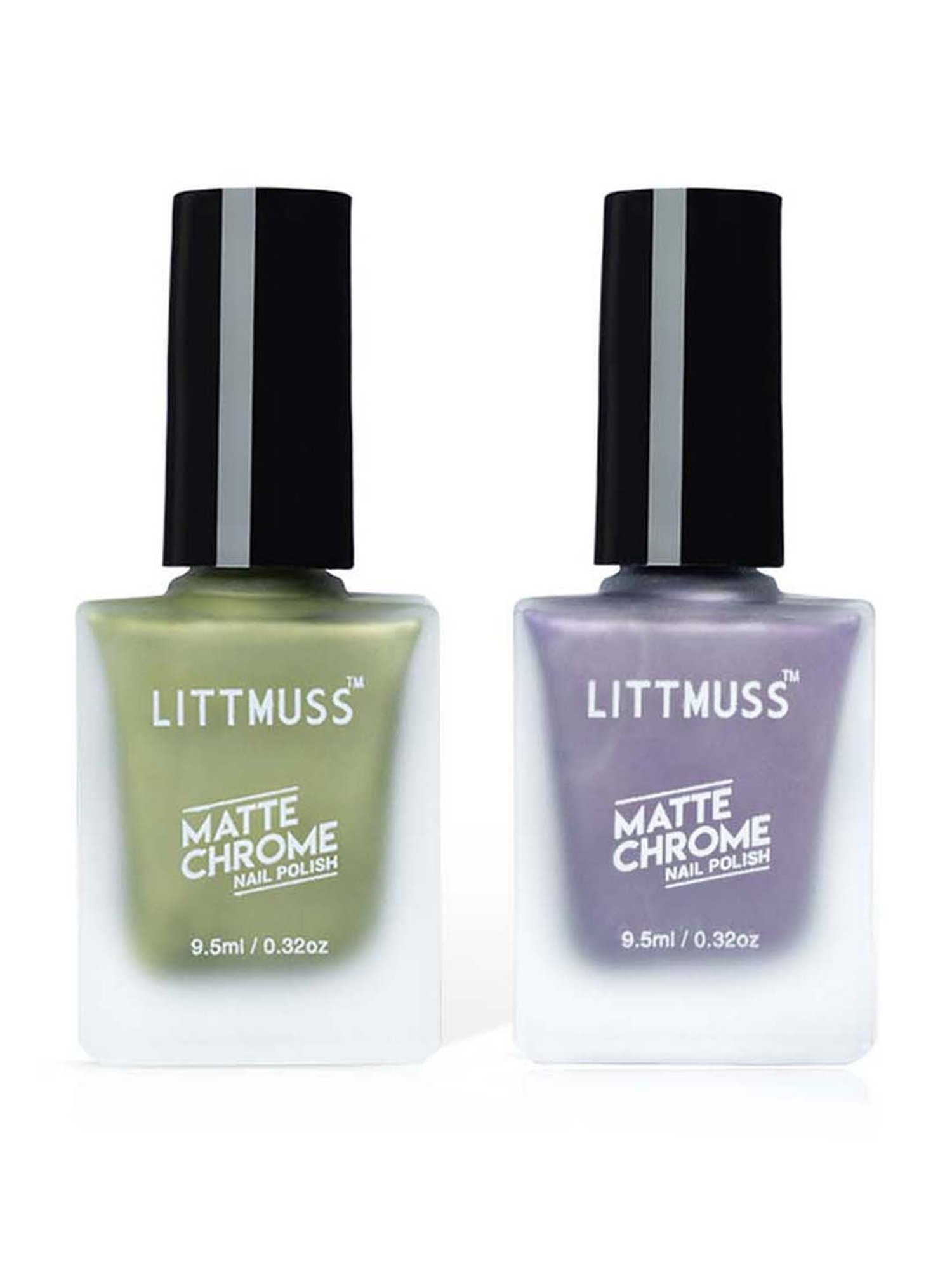 Littmuss Summer Cooler Matte Chrome Nail Polish Combo - 19 ml