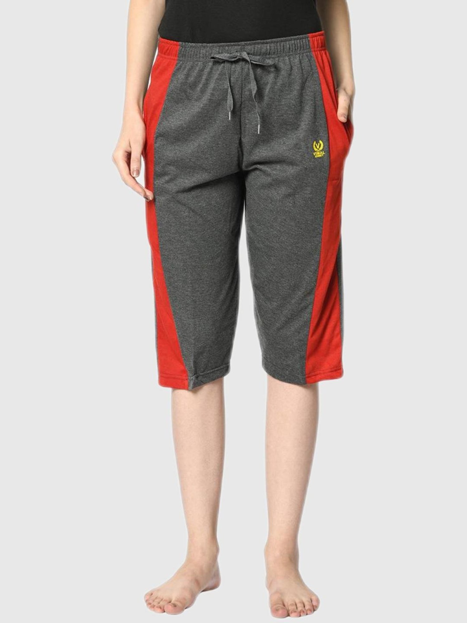 KENDALL + KYLIE Black High Rise Capris