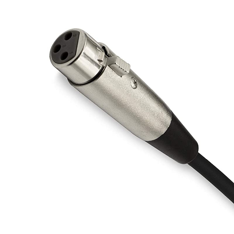 1/4" TRS to XLR Female Cable for Balanced Stereo Audio Transportation, 2 Packs of 6 Feet