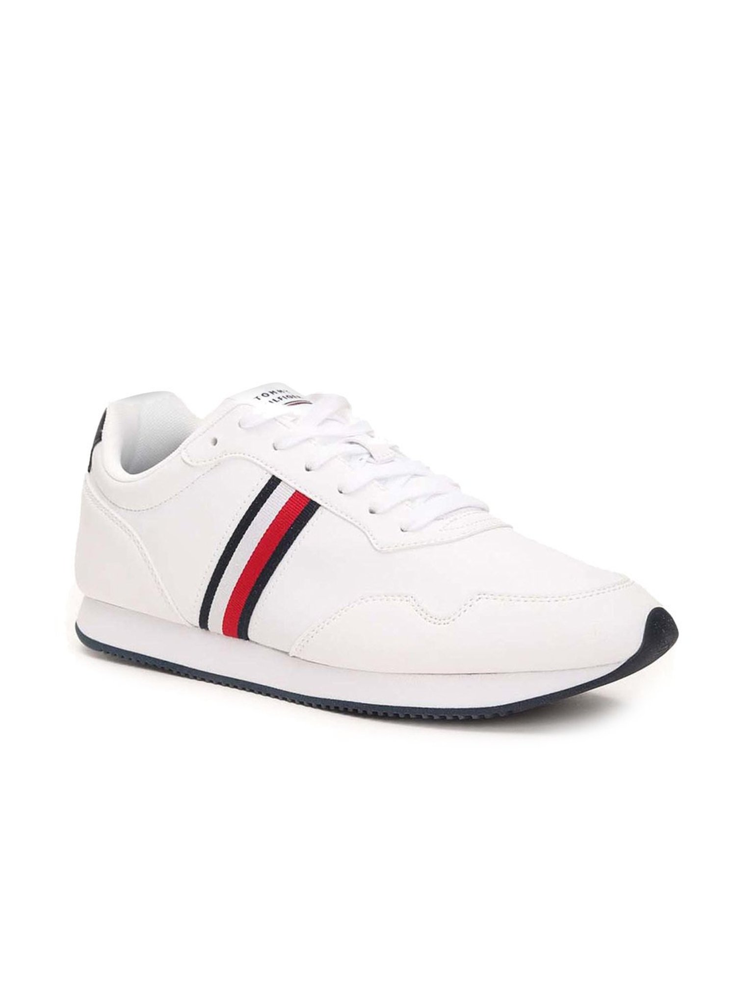 Tommy Hilfiger Men's White Casual Sneakers