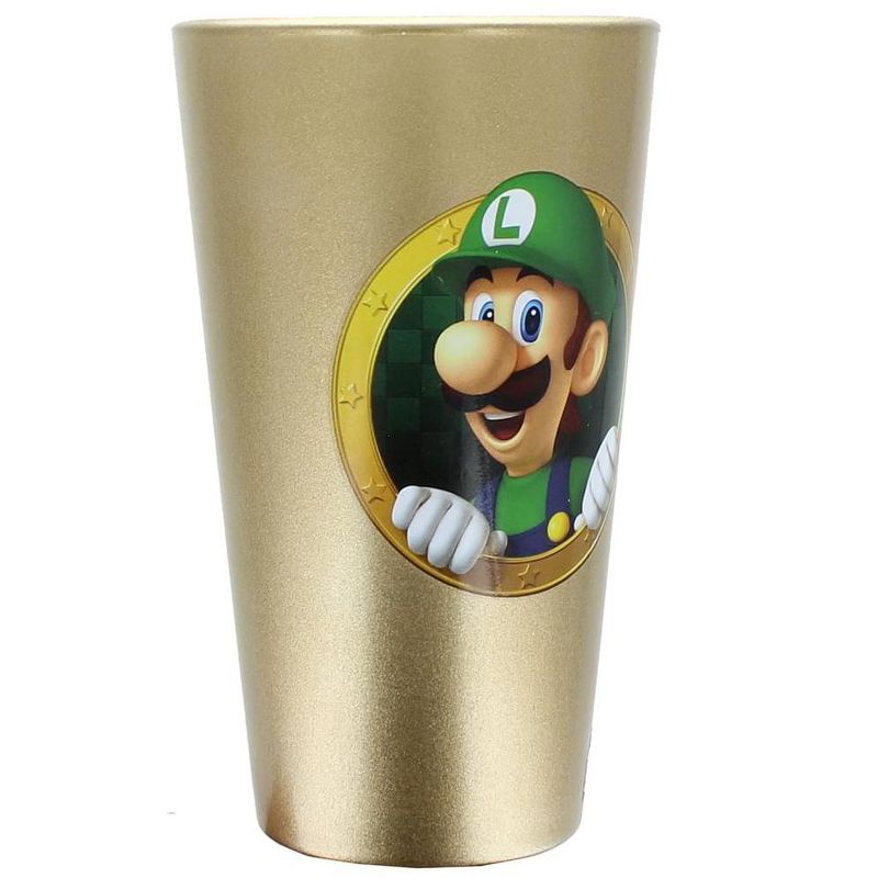 Just Funky Super Mario Bros. Mario and Luigi Pint Glass