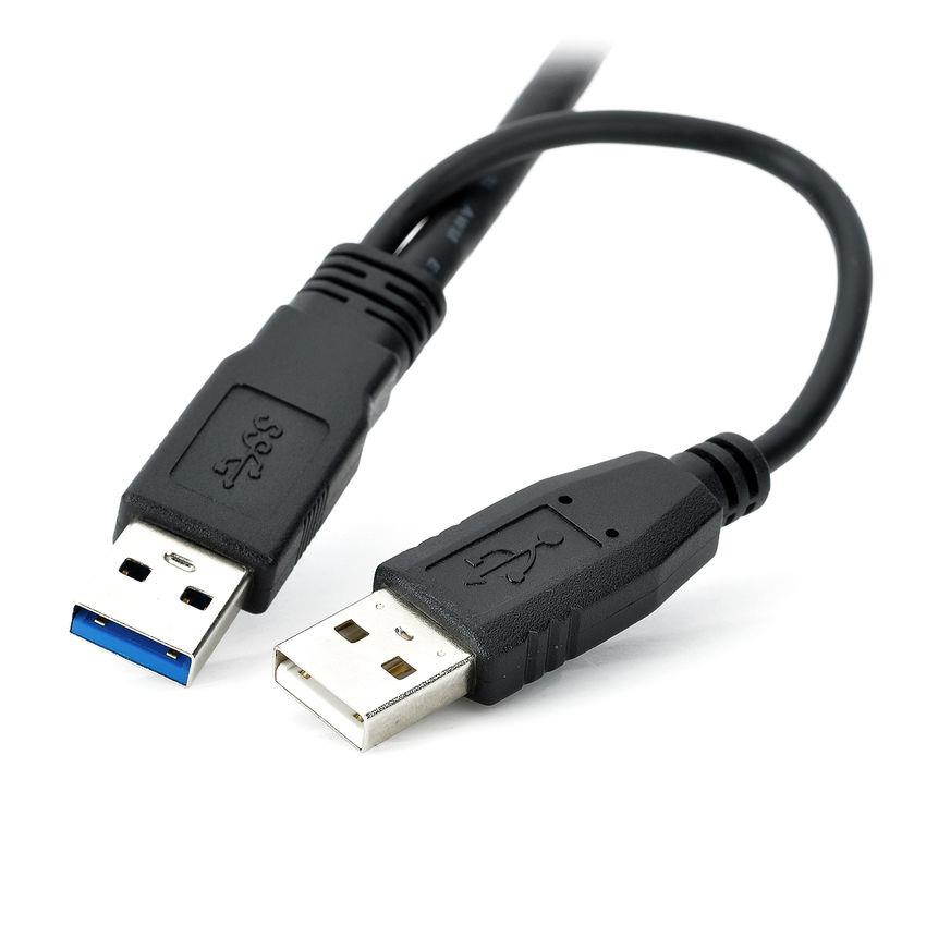 USB 3.0 Y Type Splitter cable A Male to Micro USB 3.0 Male for Hard Disk