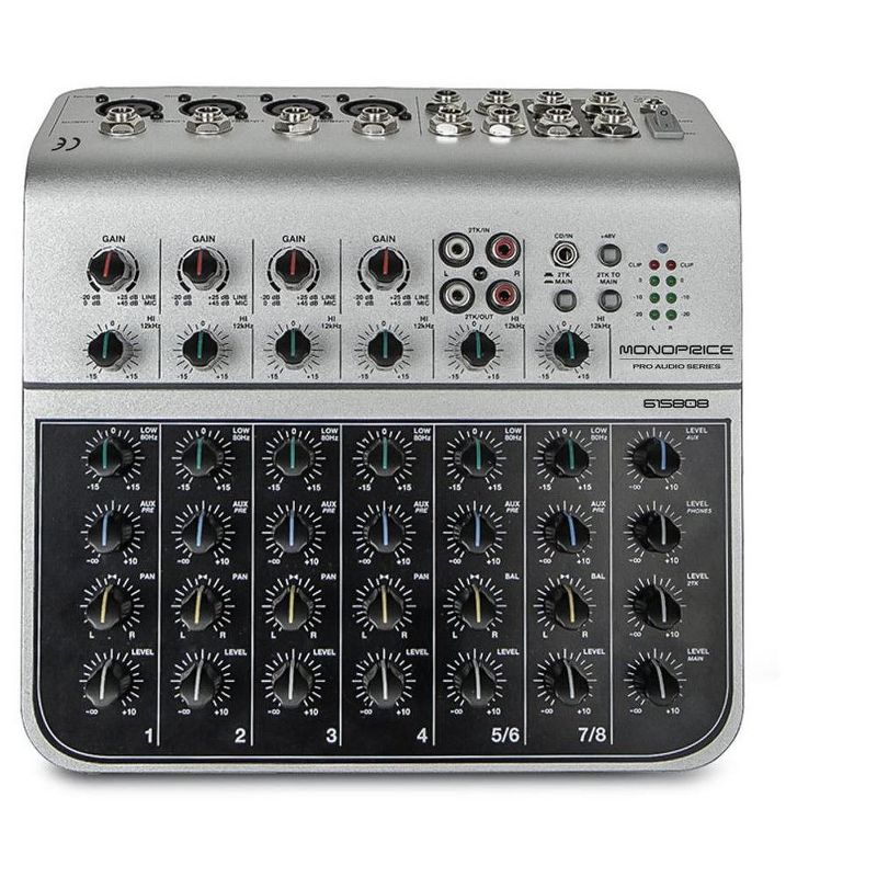 Zoom Live Trak L-8 Podcast Recorder, Digital Mixer and Recorder (Black)
