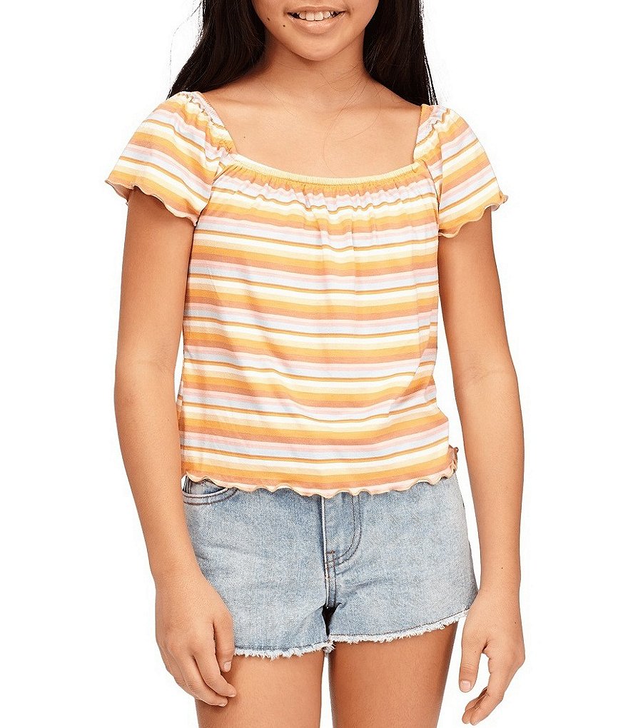 Billabong Little/Girls Girls 4-12 Short-Sleeve Its All Stripes Tee