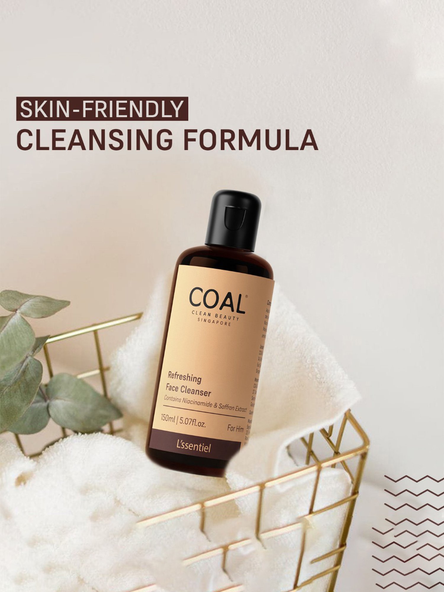 COAL Clean Beauty Refreshing Face Cleanser - 150 ml