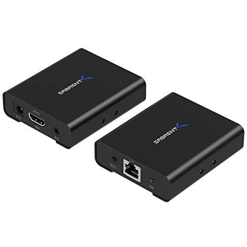 Sabrent 1080P 3D HDMI Extender over CAT6 [164 Feet / 50 Meters] (DA-HDEX)