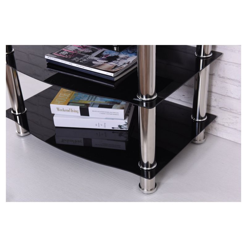 TV Stand Black 28" - Hodedah Import