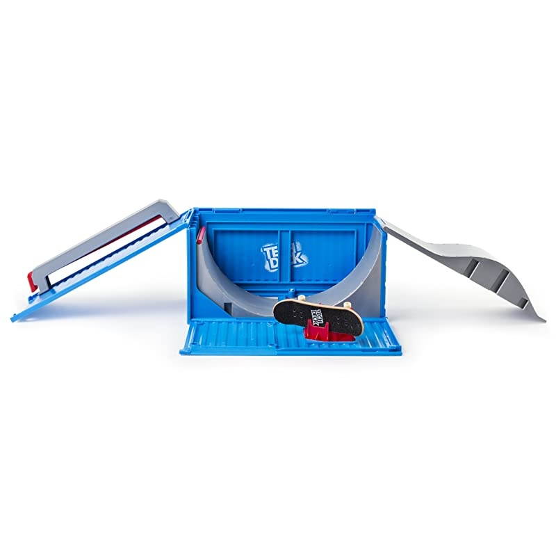 Transforming SK8 Container Pro Modular Skatepark and Board for Ages 6 and Up Edition May Vary Multicolor