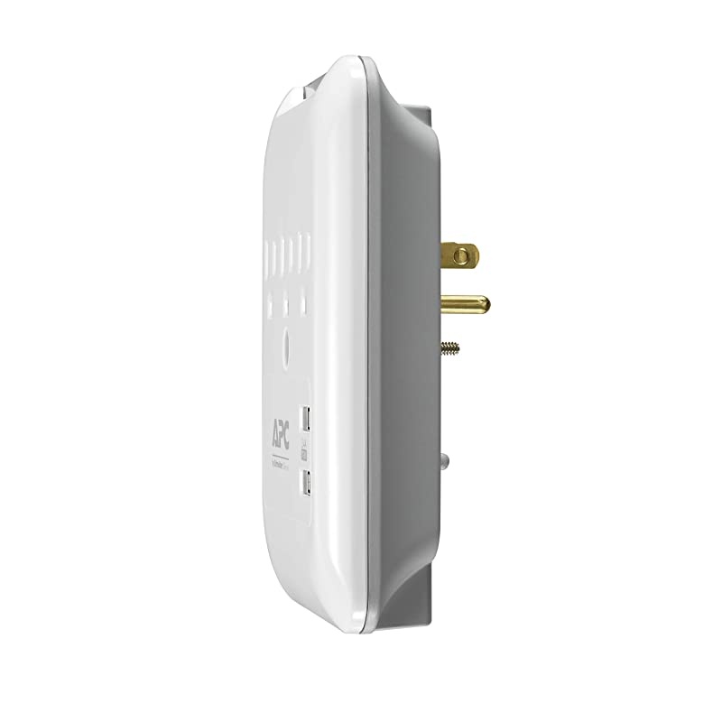 Wall Outlet Surge Protector with USB Ports PE3WU3 3 AC Multi Plug Outlet 540 Joule Surge Protection