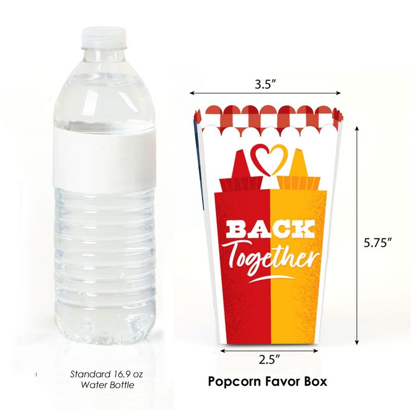 Big Dot of Happiness Adult 50th Birthday - Gold - Square Favor Gift Boxes - Birthday Party Bow Boxes - Set of 12