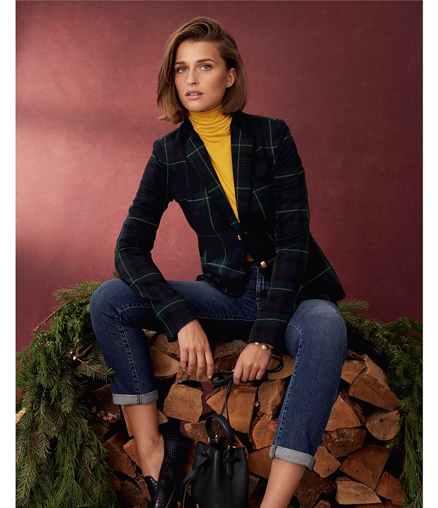 Lauren Ralph Lauren Petite Size Size Modern Straight Leg Curvy Jeans